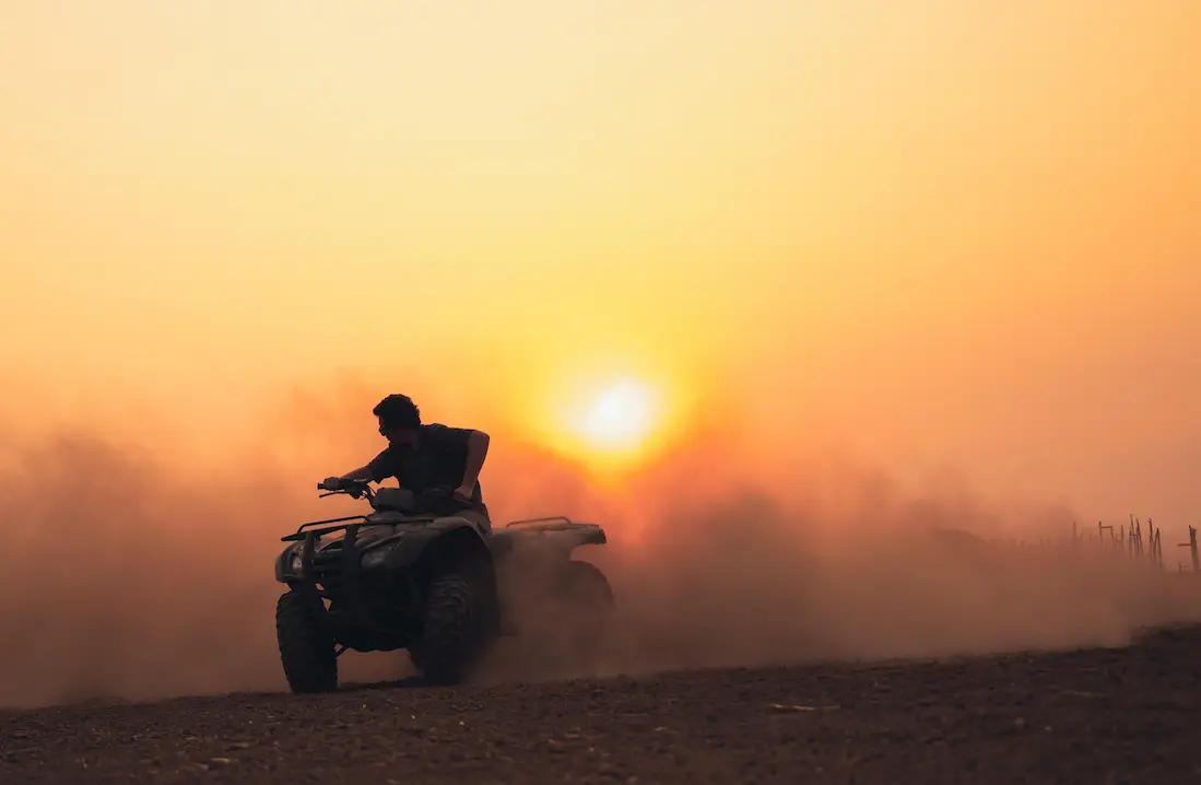 Best quad biking in the desert